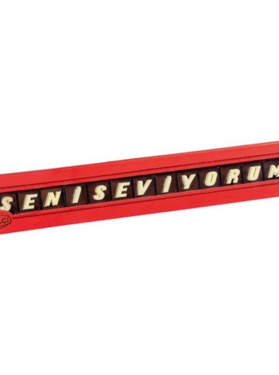 Çikolata 06 Seni Seviyorum Yazılı